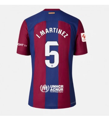 Lacne Ženy Futbalové dres Barcelona Inigo Martinez #5 2023-24 Krátky Rukáv - Domáci